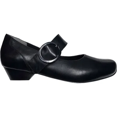 Ziera Women's Candy Leather Shoes In Black In Black