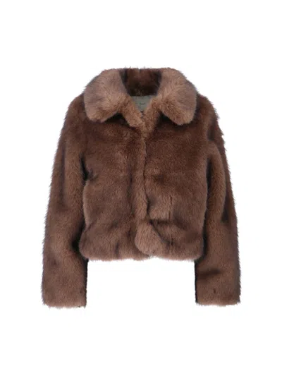 Dunst Classic Structured Brown Jacket With Timeless Appeal In Brown