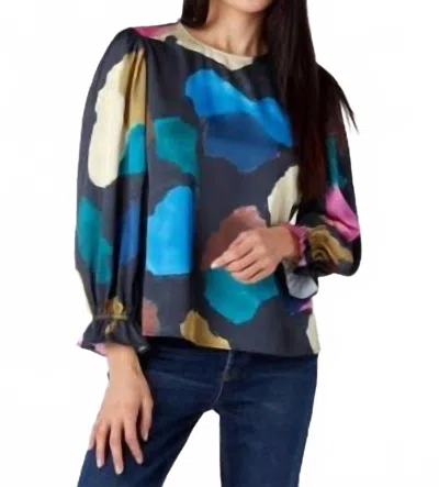 Crosby By Mollie Burch James Top In Paint Party In Multi