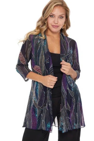 Truedames Plus Size Mr Princess Jacket In Multi