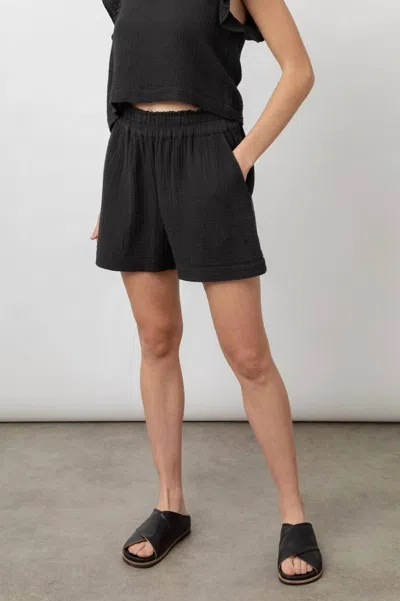 Rails Leighton Short In Black In Black