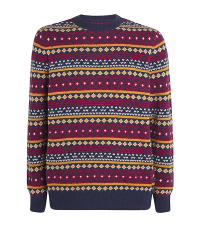 Barbour Easdale Fair Isle Sweater In Multi