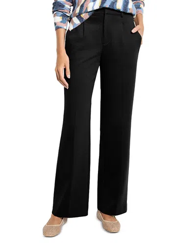 Nic + Zoe Nic+zoe Drapey Ponte Pants In Black