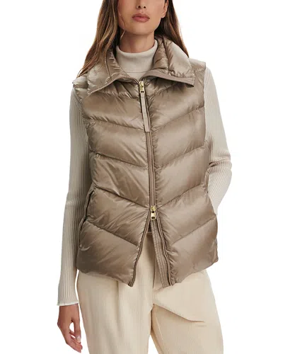 Varley Bextor Lightweight Down Gilet In Brown