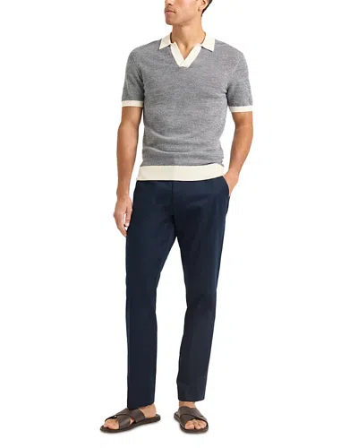 Orlebar Brown Horton Contrast Polo Shirt In Blue