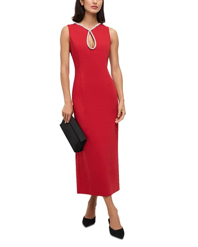 Phase Eight Milia Maxi Dress In Red