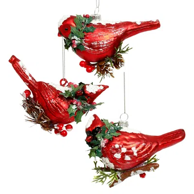 Mark Roberts Elegant Birds Ornaments, Set Of 12