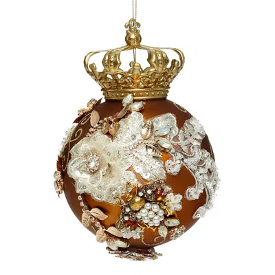 Mark Roberts Crown Jewels Glass Ornament In Multi
