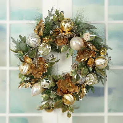 Mark Roberts Golden Splendor Wreath In Multi