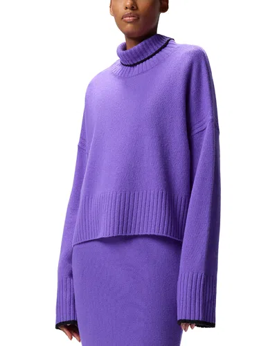 Pinko Wool And Cashmere Turtle Neck Pullover
