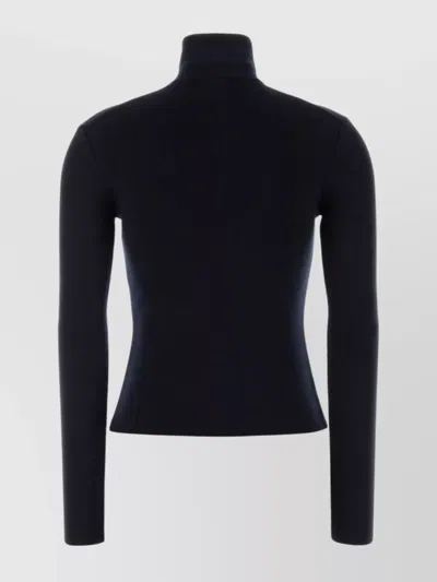Courrèges Courregès Midnight Blue Wool Sweater In Multi