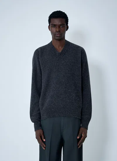 Lemaire Wool Sweater In Brown