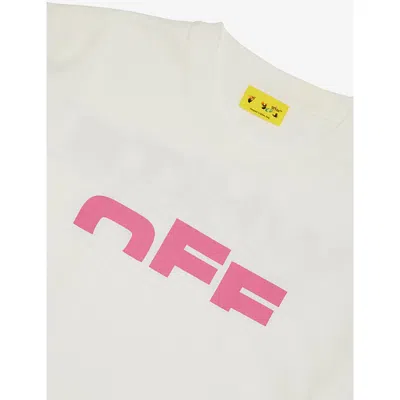 Off-white Type Logo Logo T-shirt In White