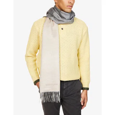 Corneliani Reversible Scarf In Neutral