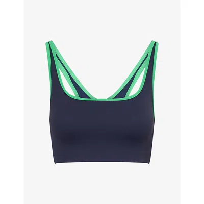 Splits59 Cait Rigor Sports Bra In Blue