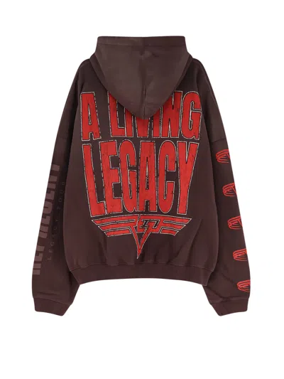 Represent Reversible Living Legacy Tour Sweatshirt In Black In Black