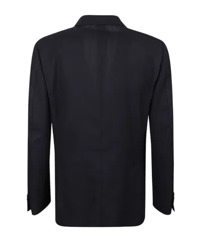 Lardini Single-breasted Tailored Blazer In Black