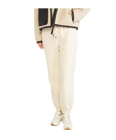 Canada Goose Elastic Waist Sweatpants In White