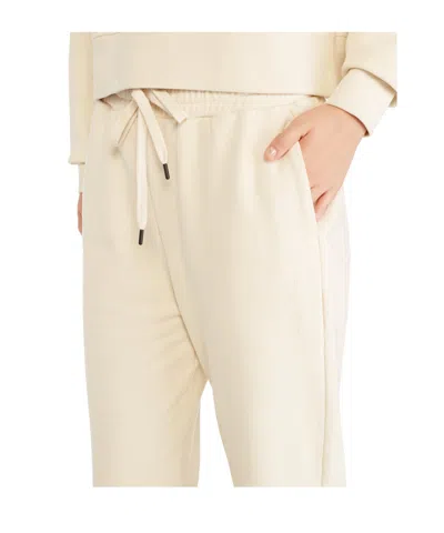 Canada Goose Elastic Waist Sweatpants In White