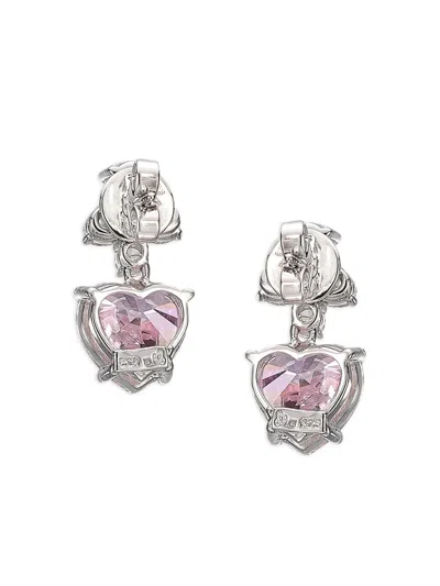 Anabela Chan Rhodium Vermeil Candy Cupid Diamond Earrings In Metallic