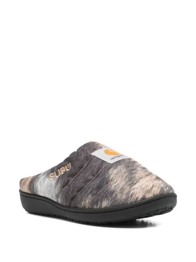 Carhartt X Subu Patterned Slippers In Multi