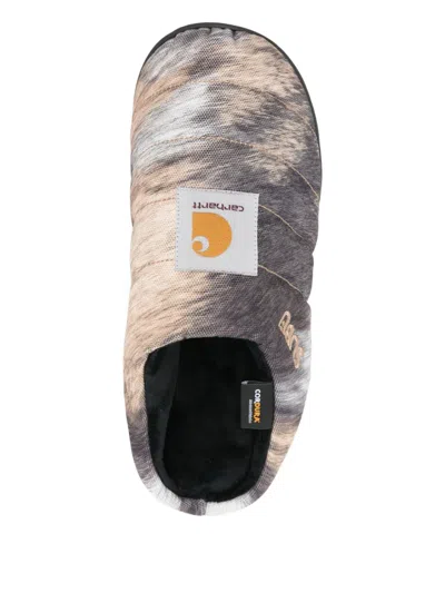Carhartt X Subu Patterned Slippers In Multi