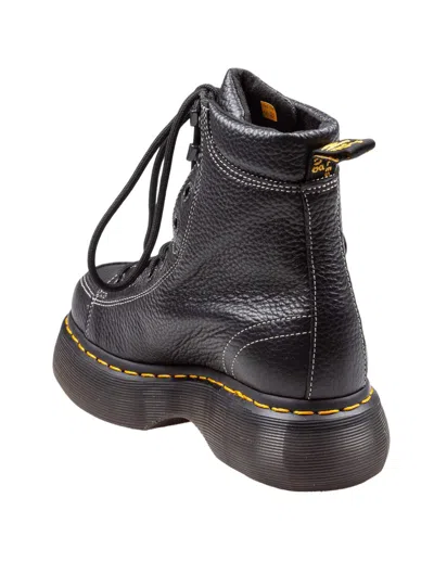 Dr. Martens Buzz 8-eye Leather Ankle Boot In Black