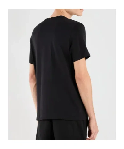 Moose Knuckles Leaf-print T-shirt In Black