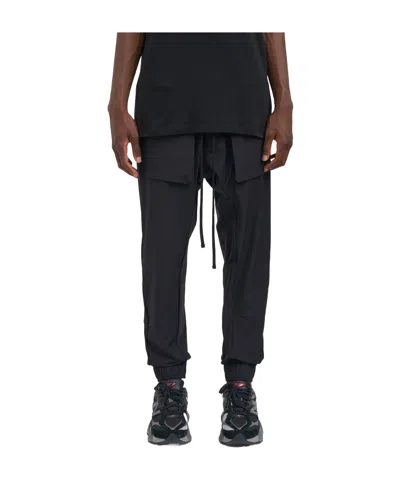Thom Krom Pantalone Jogger In Nylon In Black