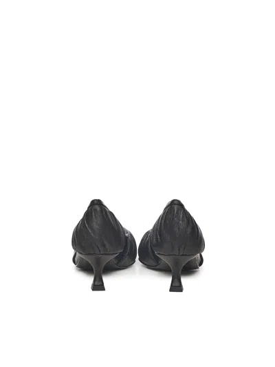 Bibi Lou 50mm Rigel Ruched Pumps In Black
