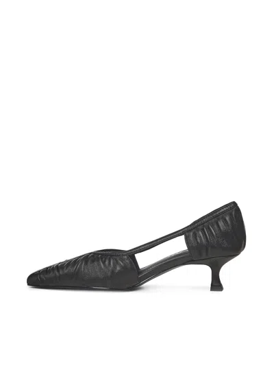 Bibi Lou 50mm Rigel Ruched Pumps In Black