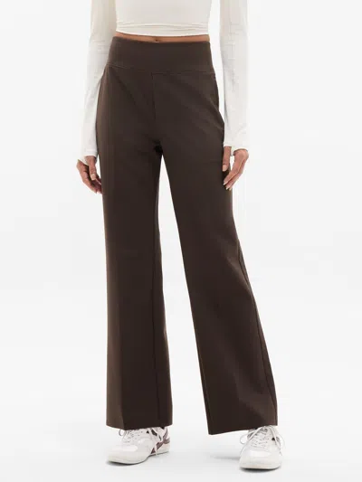 Athleta Elation Ultra High Rise Wide Leg Pant In Brown
