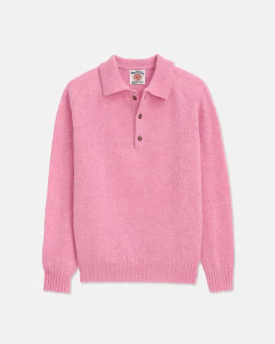 Alex Mill X J.press Shaggy Dog  Oliver Polo In Pink