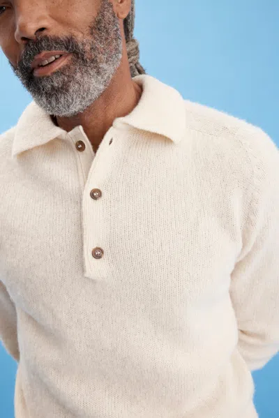 Alex Mill X J.press Shaggy Dog  Oliver Polo In Neutral