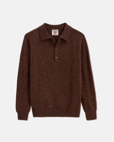 Alex Mill X J.press Shaggy Dog  Oliver Polo In Brown