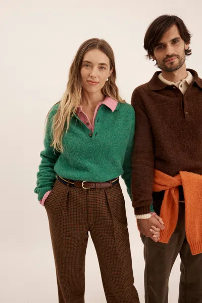Alex Mill X J.press Shaggy Dog  Oliver Polo In Green