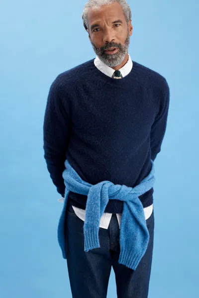 Alex Mill X J.press Shaggy Dog Crew In Blue