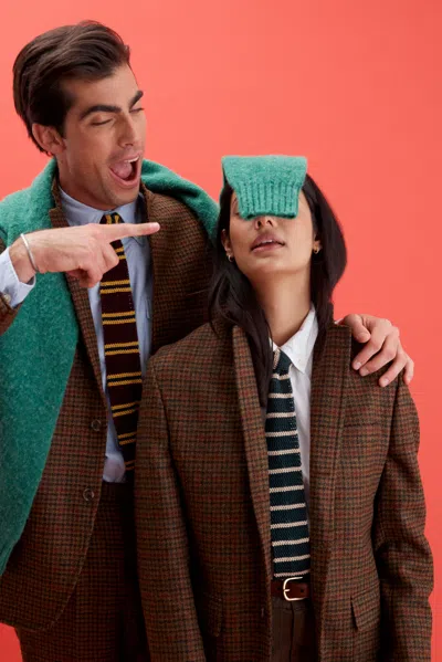 Alex Mill X J.press Shetland Jacket In Brown