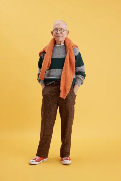 Alex Mill X J.press Shetland Trouser In Brown