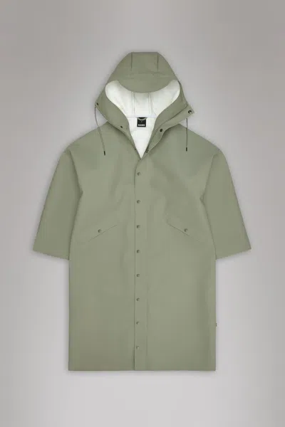 Rains Vision Rain Jacket Long In Green