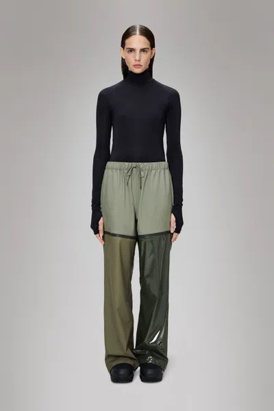 Rains Vision Rain Pants Wide In Green