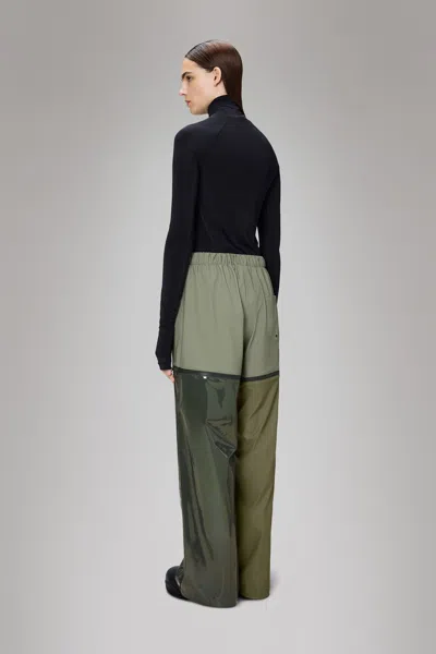 Rains Vision Rain Pants Wide In Green