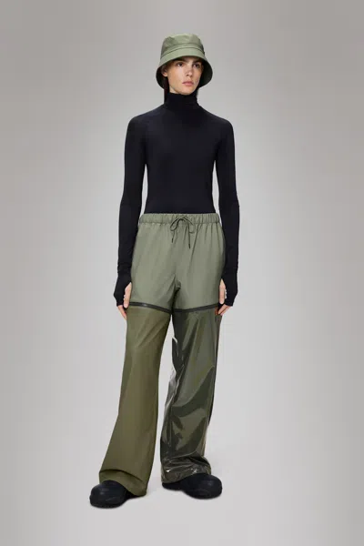 Rains Vision Rain Pants Wide In Green