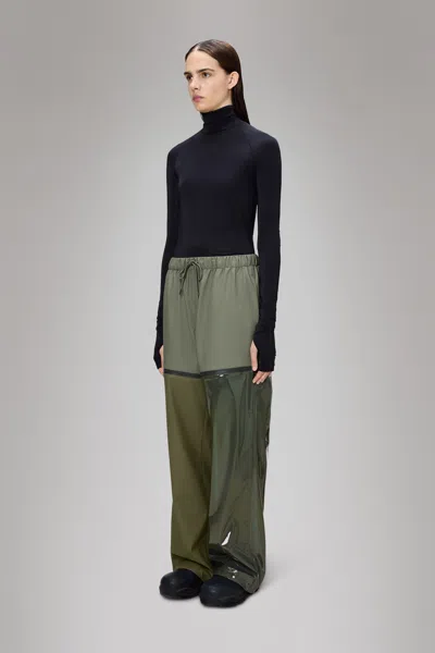 Rains Vision Rain Pants Wide In Green