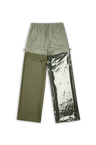 Rains Vision Rain Pants Wide In Green