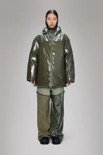 Rains Sibu Vision Puffer Jacket In Green