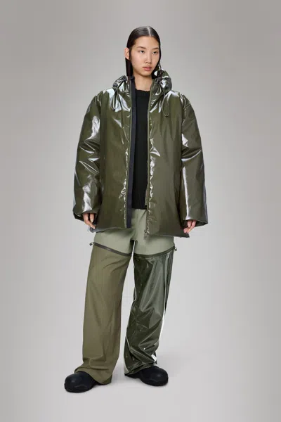 Rains Sibu Vision Puffer Jacket In Green