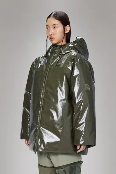 Rains Sibu Vision Puffer Jacket In Green