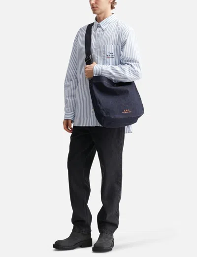 Apc Journal Satchel In Blue