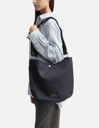 Apc Journal Satchel In Blue
